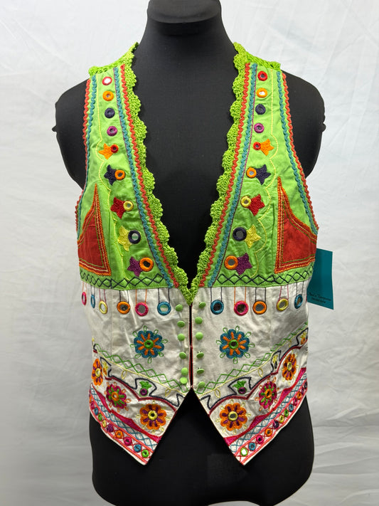 CF107-134 GREEN MIRROR VEST S