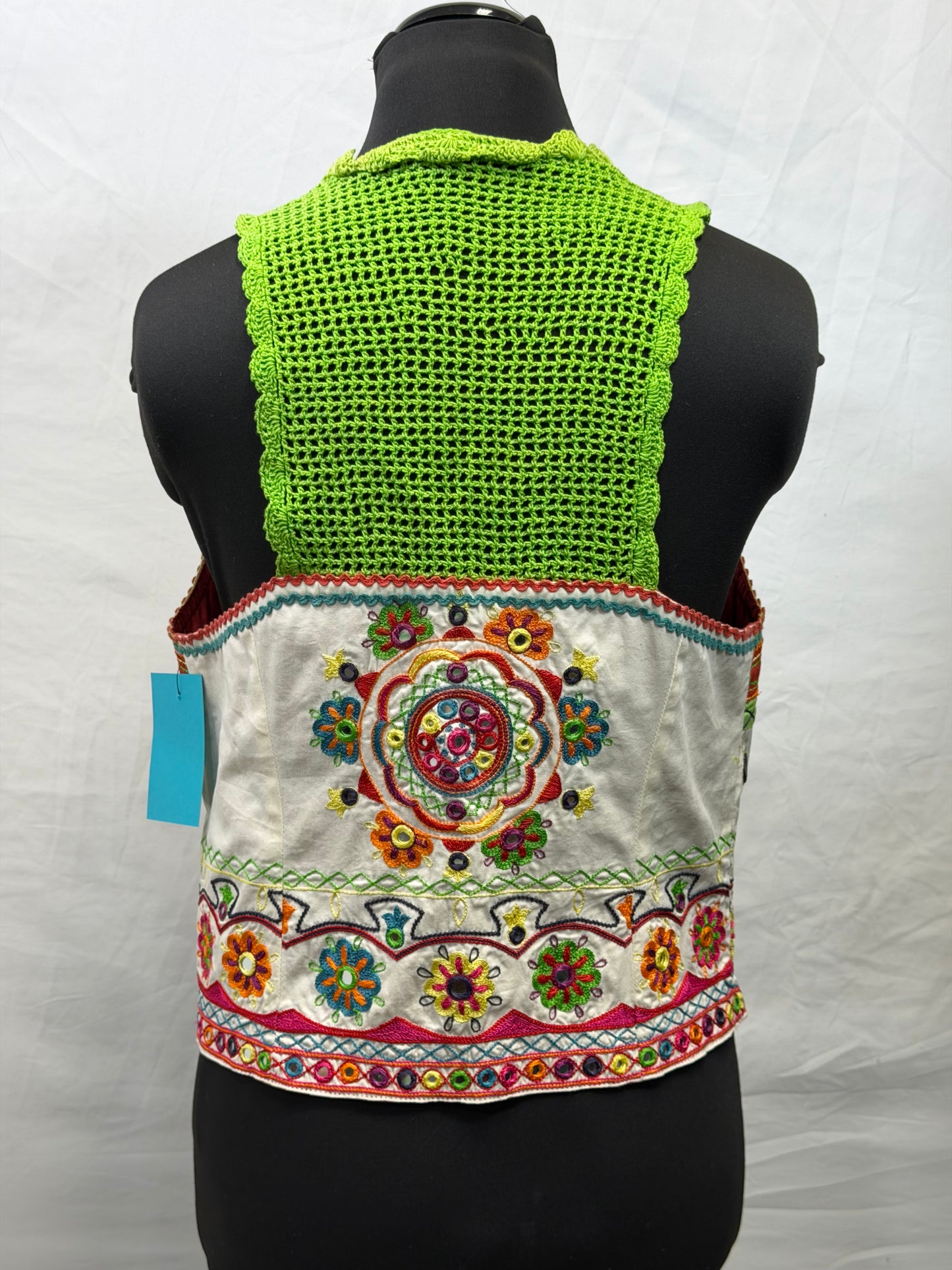 CF107-134 GREEN MIRROR VEST S
