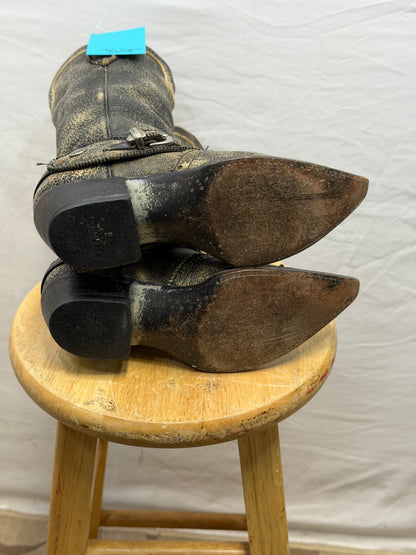 CF52-251 OG BLK DISTRESSED BOOT 6