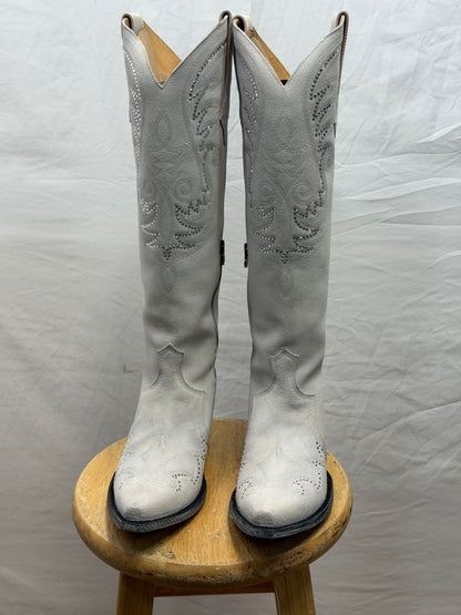 CF38-56 OG LONG TALL SALLY CRYSTAL BOOT 7.5