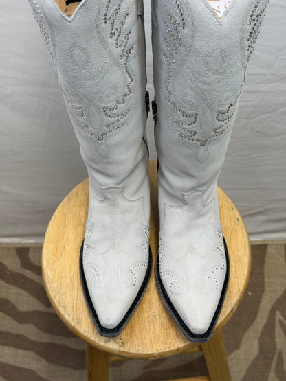 CF38-56 OG LONG TALL SALLY CRYSTAL BOOT 7.5