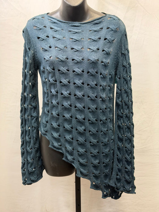 CF55-83 BLU/GRN A-SYM SWEATER XS
