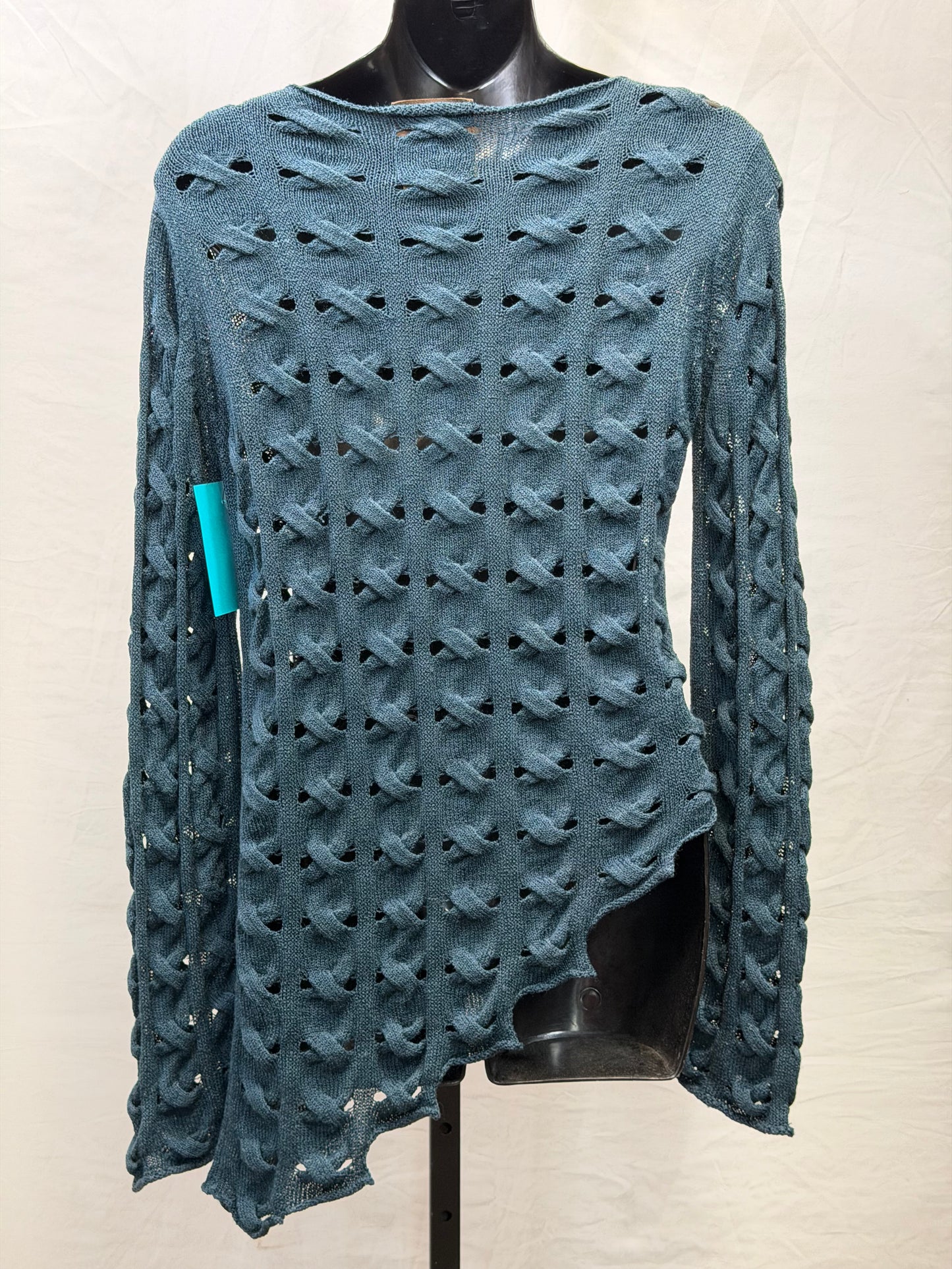 CF55-83 BLU/GRN A-SYM SWEATER XS