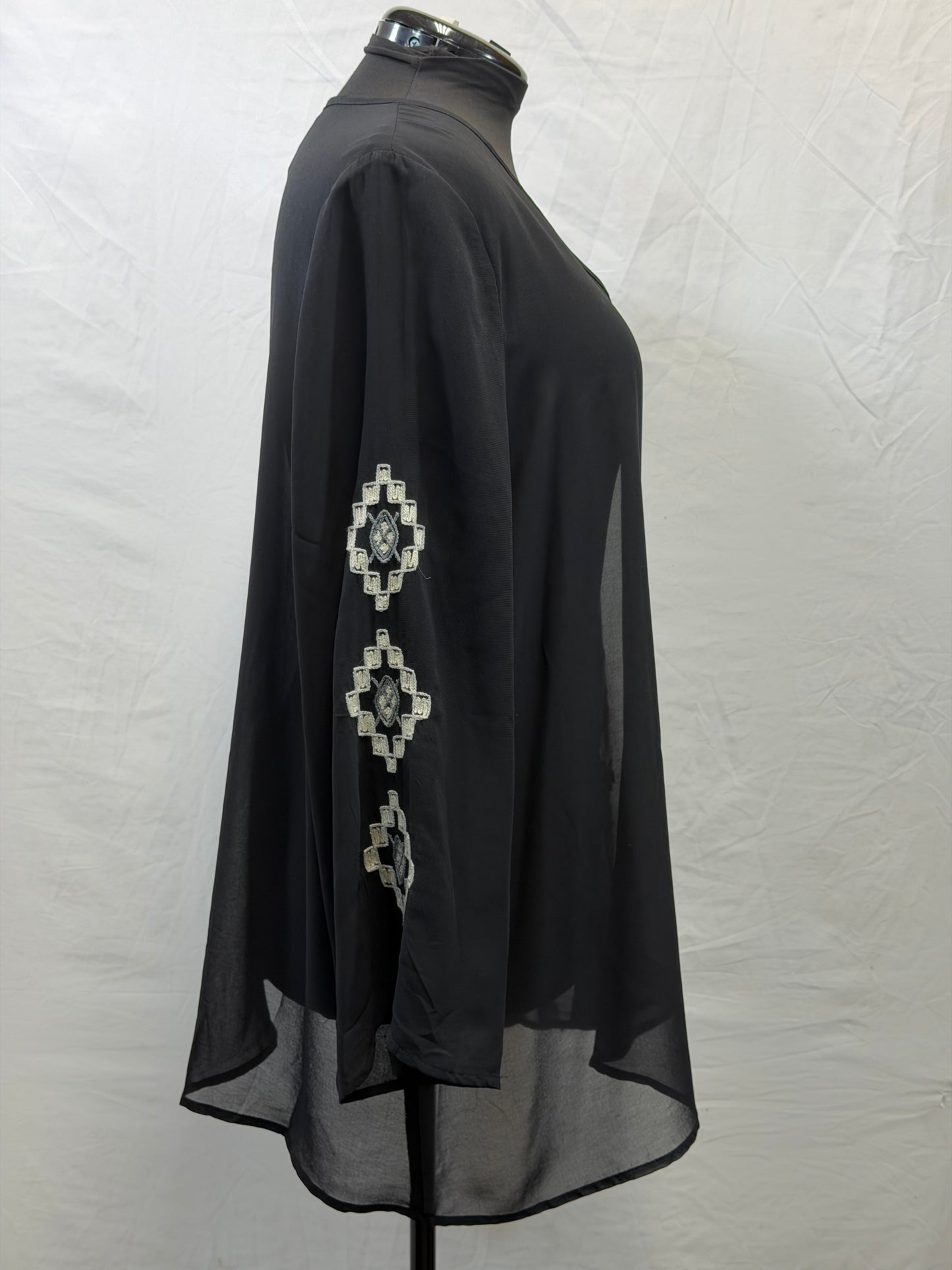 CF59-62 SHEAR V NECK TUNIC 2X