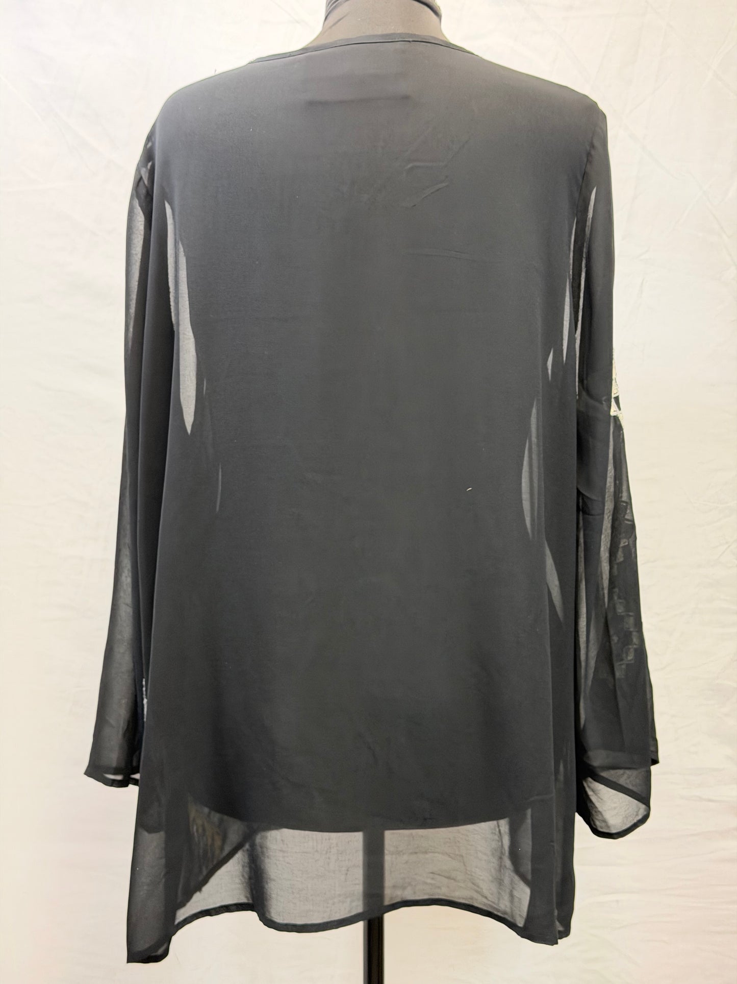 CF59-62 SHEAR V NECK TUNIC 2X