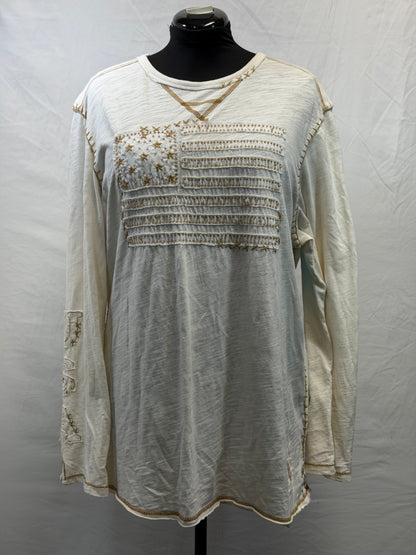 CF59-58 STRING FLAG TOP 1X