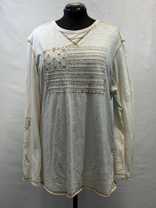 CF59-58 STRING FLAG TOP 1X