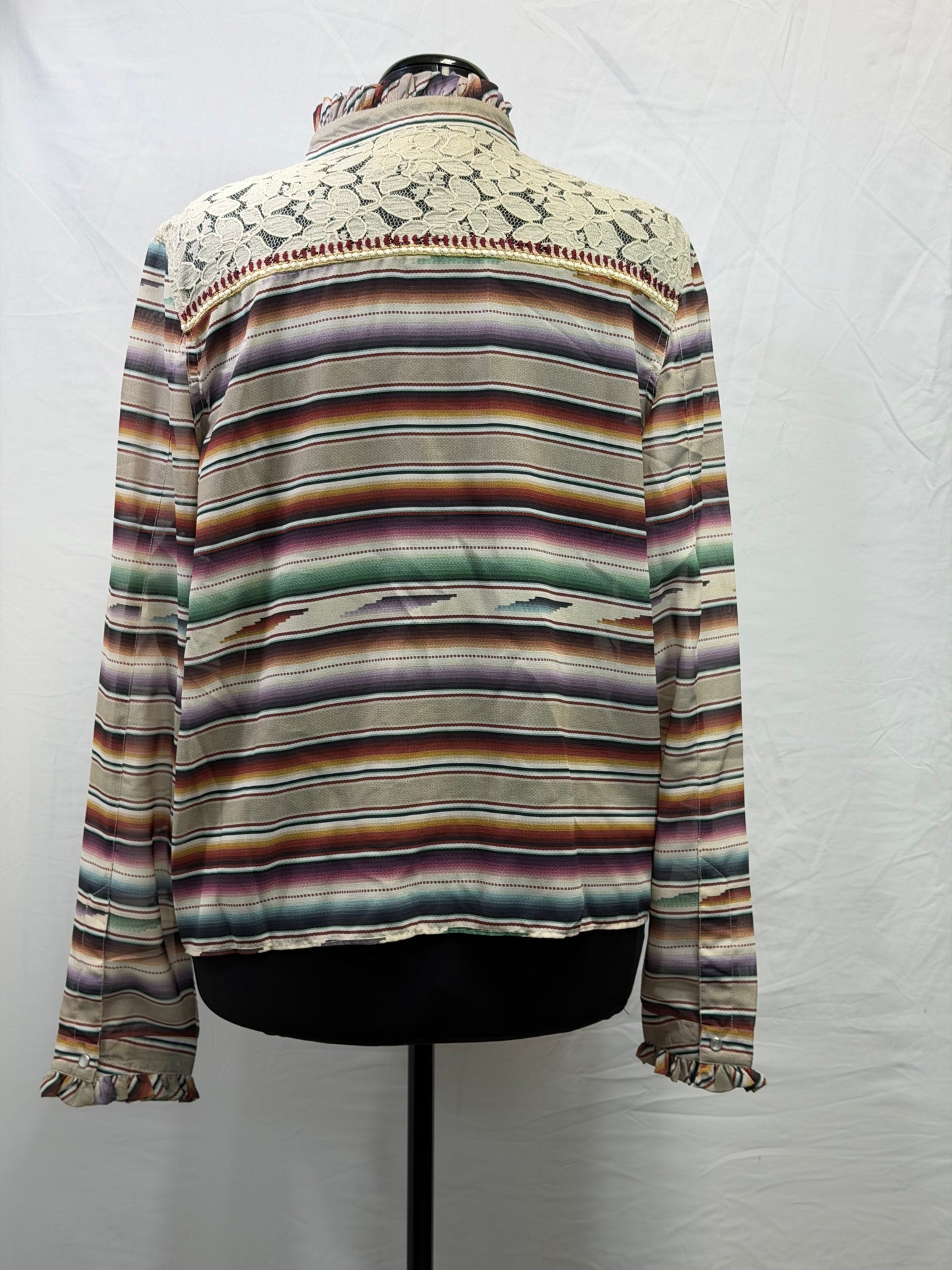 CF105-106 TAN SERAPE TIE TOP 2X