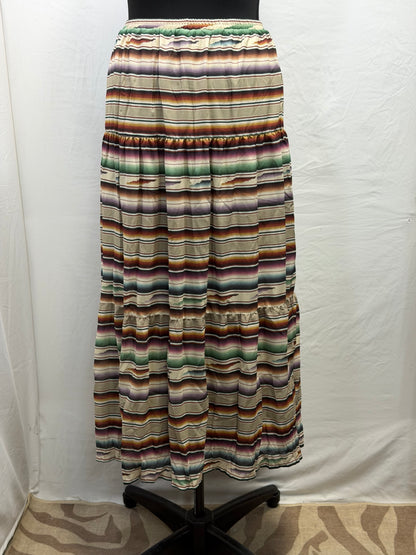 CF105-107 TAN SERAPE SKIRT 2X