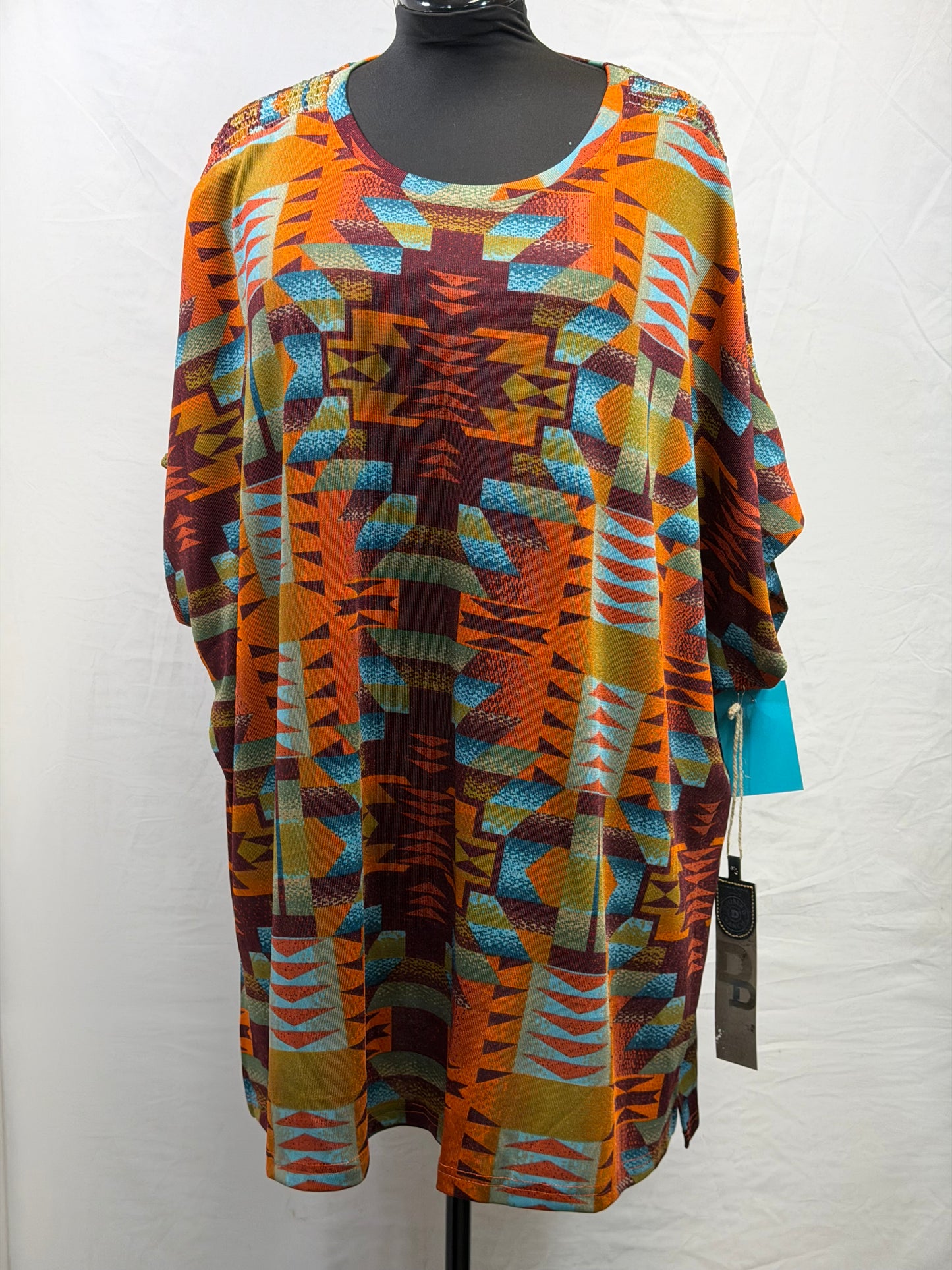 CF105-109 NIGHFALL SERAPE TOP 2X