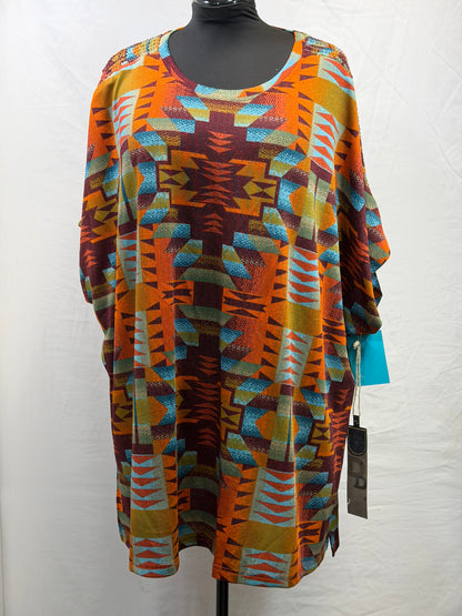 CF105-109 NIGHFALL SERAPE TOP 2X