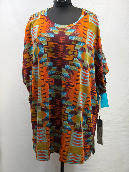CF105-109 NIGHFALL SERAPE TOP 2X