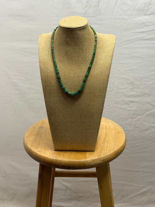 CF105-119 GREEN TURQ STACK NECK