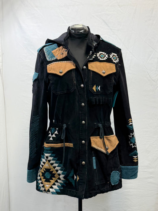 CF47-40 BLK CORD JACKET L
