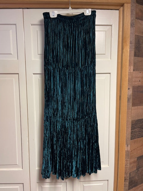 CF21-5 VELVET BROOMSTICK SKIRT-LARGE