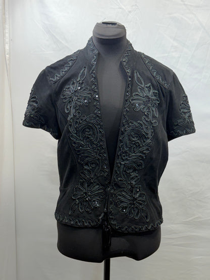 CF47-51 BLK SS SUEDE JACKET M