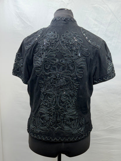 CF47-51 BLK SS SUEDE JACKET M