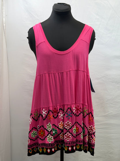 CF47-54 PINK SVLS TUNIC M