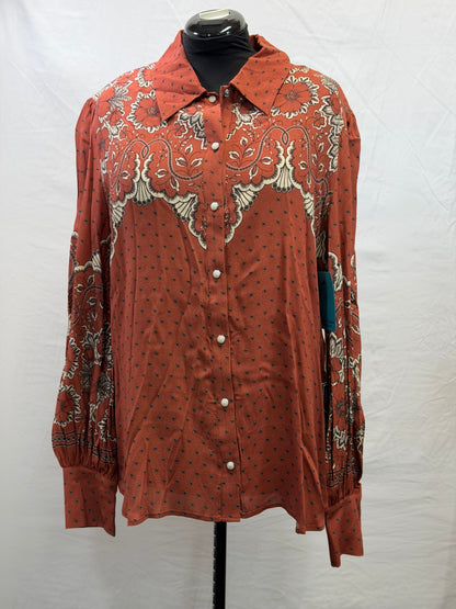 CF3-42 ABILENE BANDANA BLOUSE L