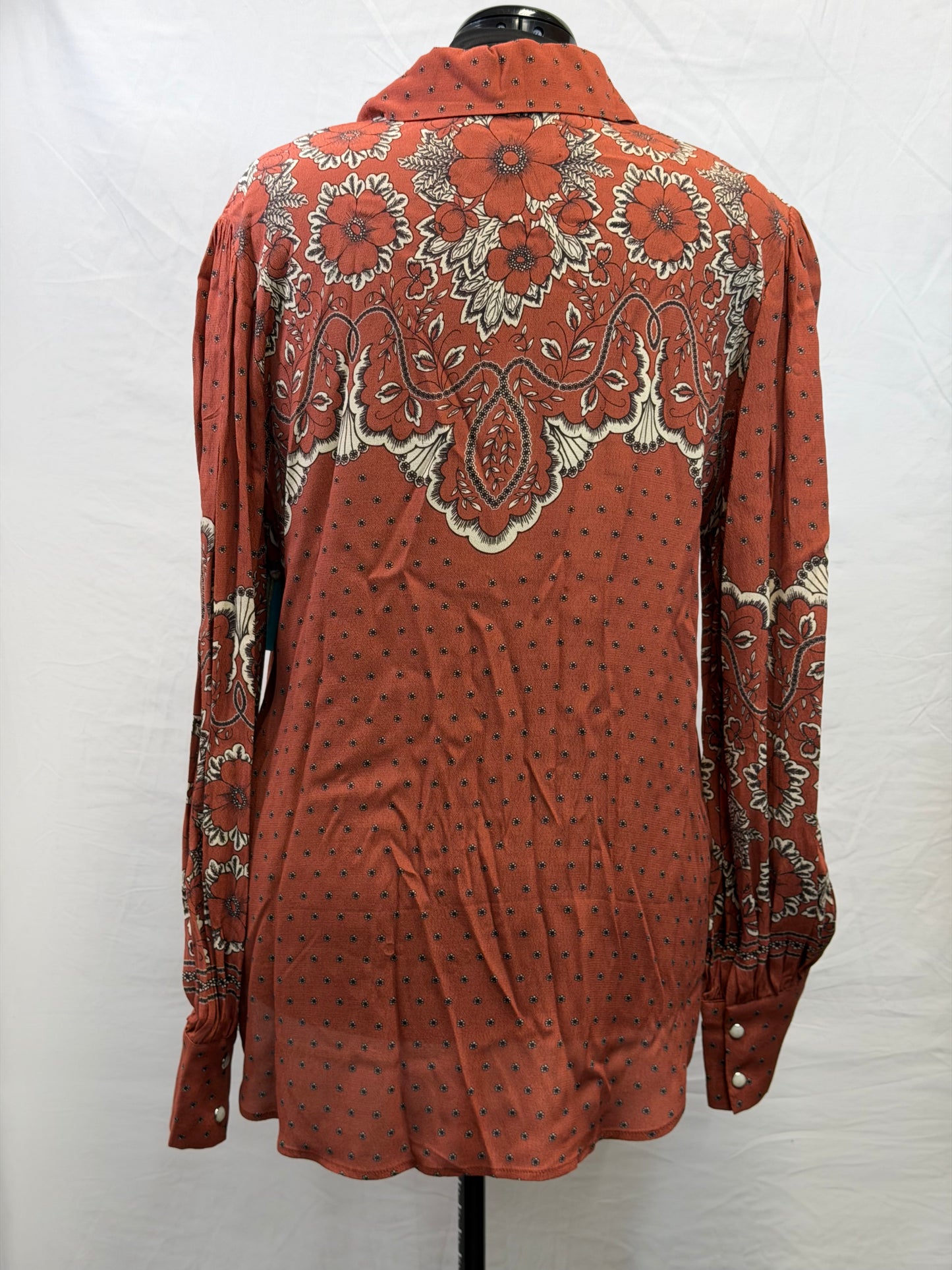CF3-42 ABILENE BANDANA BLOUSE L