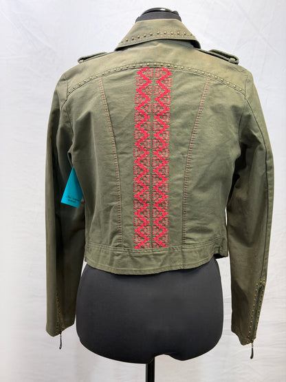 CF110-5 TASHA MOSS/SIDE ZIP JACKET M