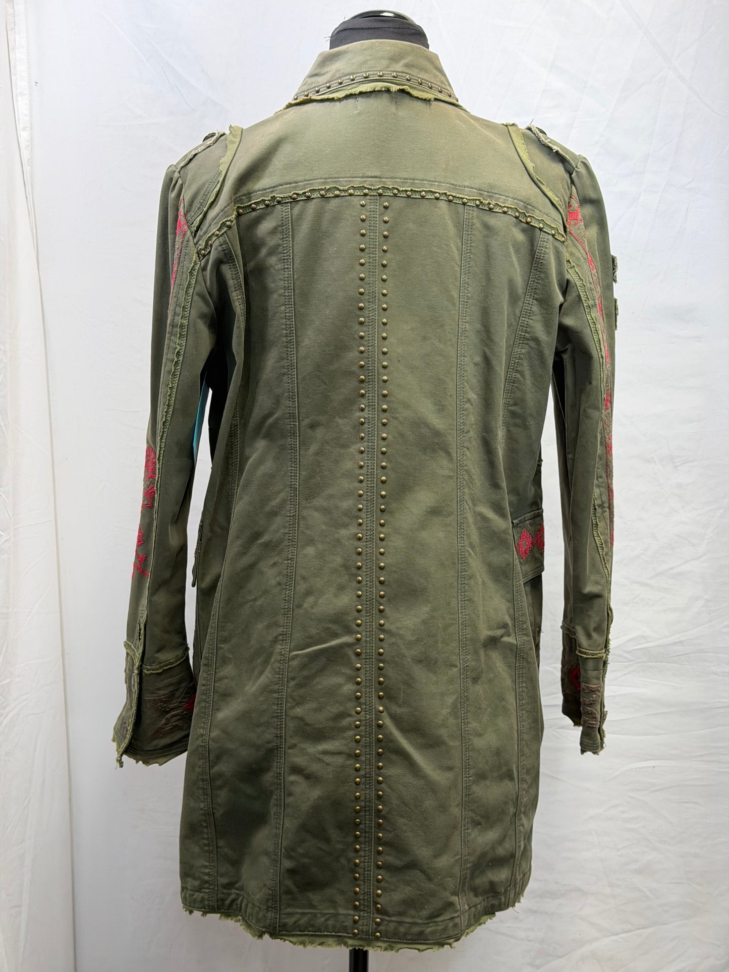 CF110-6 TASHA 3/4 LENTH MOSS JACKET L