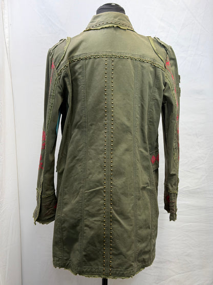 CF110-6 TASHA 3/4 LENTH MOSS JACKET L
