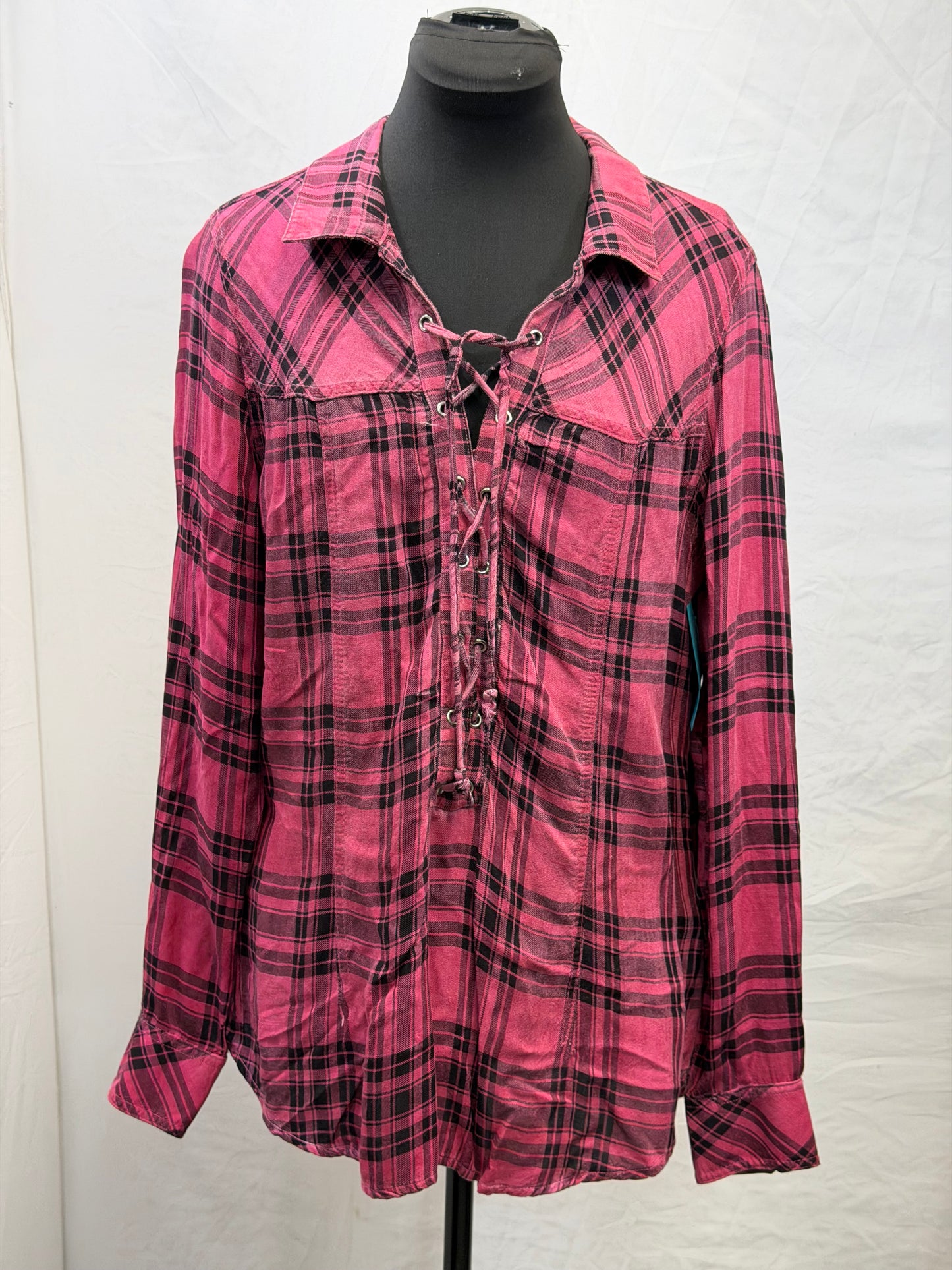 CF110-36 TASHA PNK/BLK POET TOP L