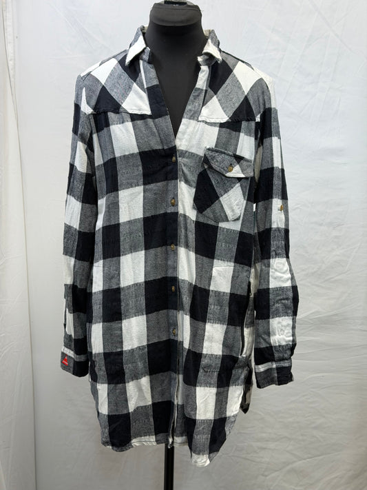 CF110-35 TASHA BUFFALO PLAID TOP L
