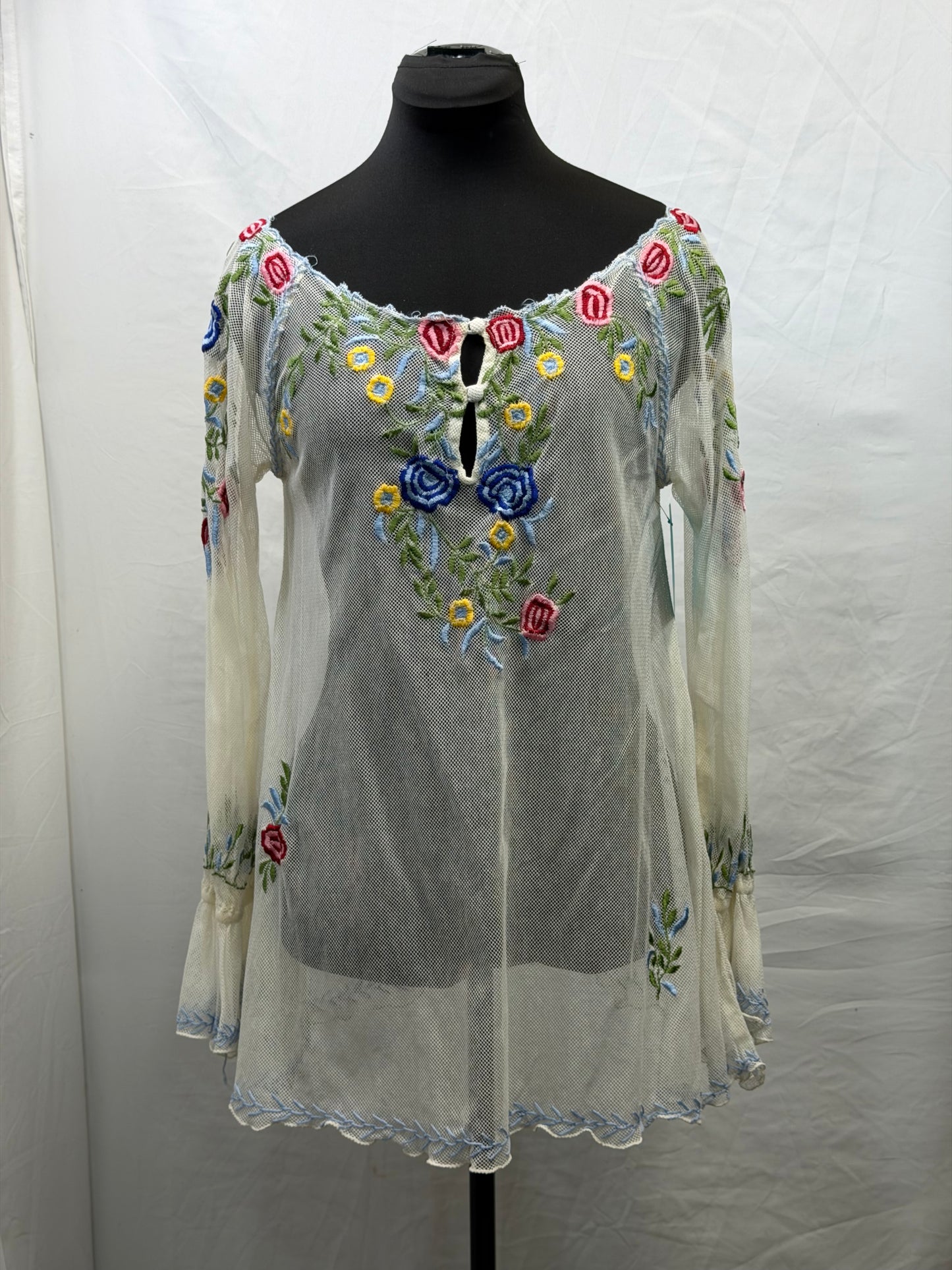 CF110-25 ROJA WHITE TUNIC XS