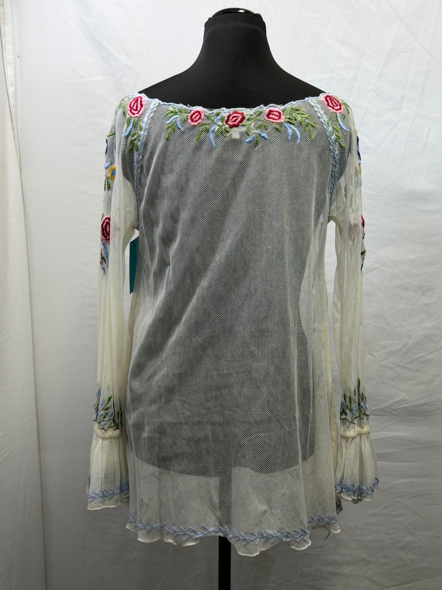 CF110-25 ROJA WHITE TUNIC XS