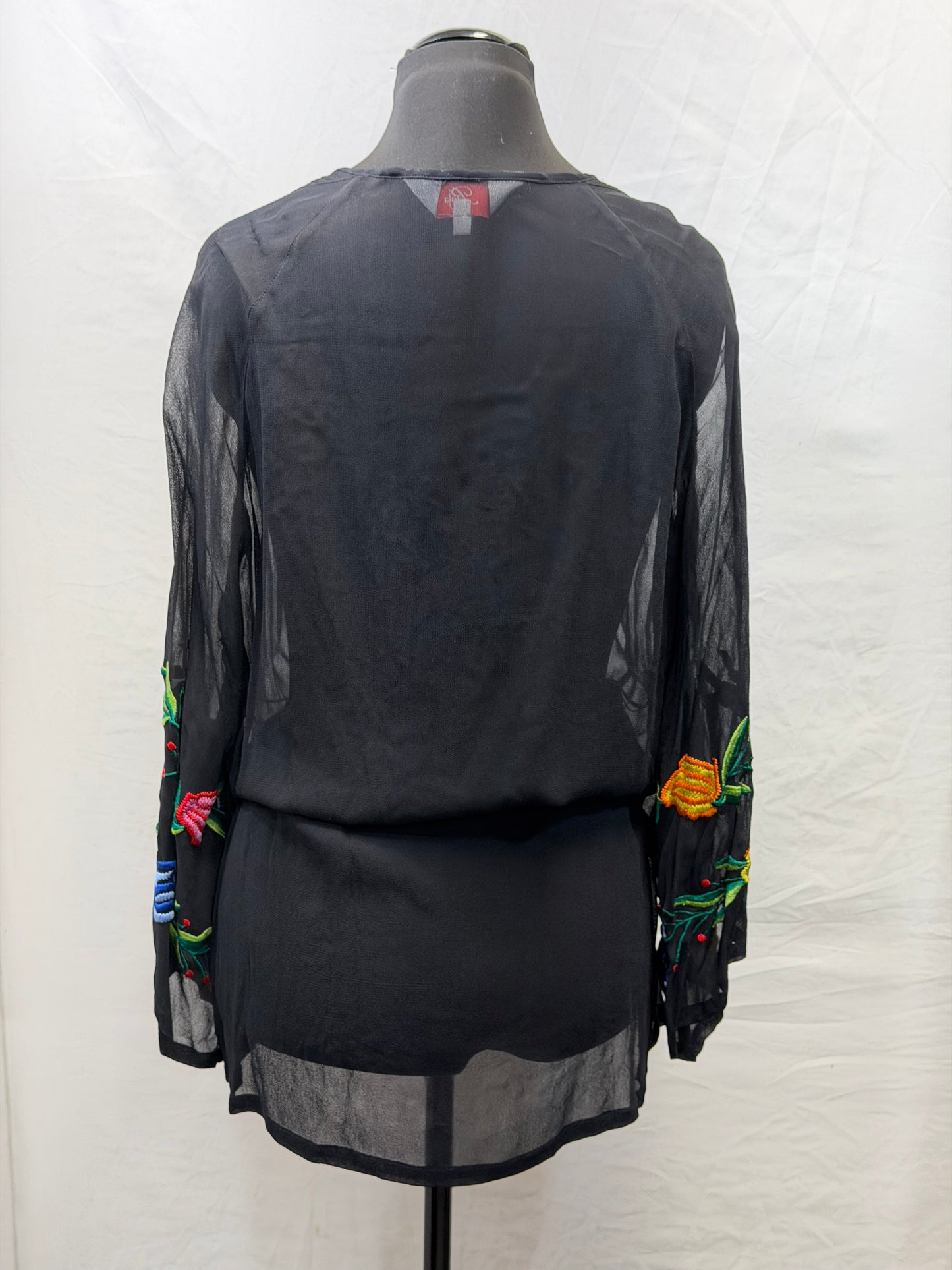 CF110-24 ROJA SHEAR CARDIGAN S