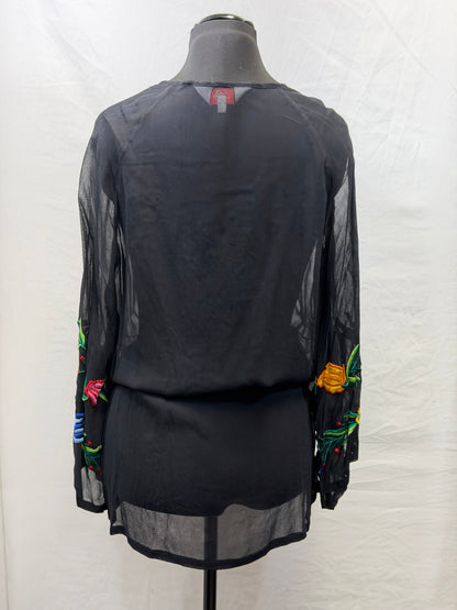 CF110-24 ROJA SHEAR CARDIGAN S