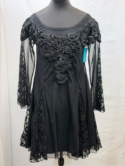 CF110-13 ROYA SOUTACHE DRESS M