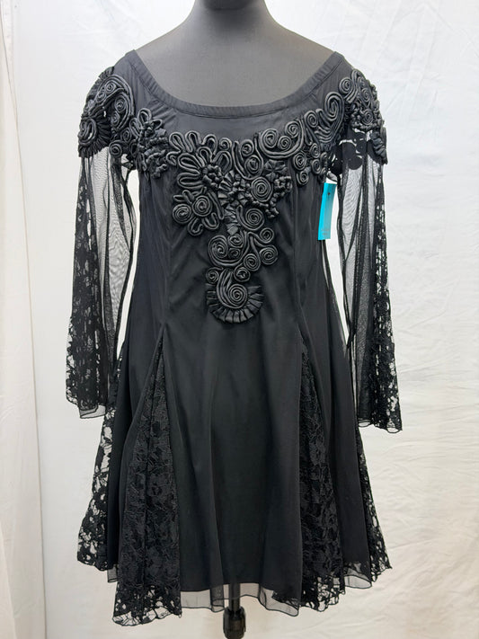 CF110-13 ROYA SOUTACHE DRESS M