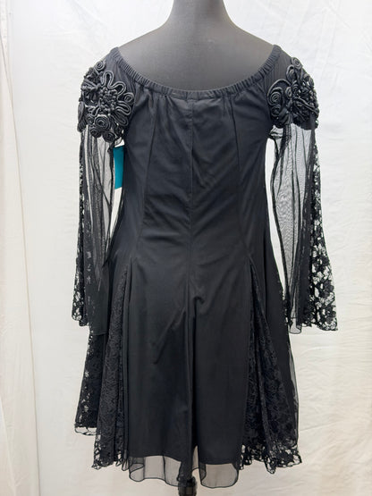 CF110-13 ROYA SOUTACHE DRESS M