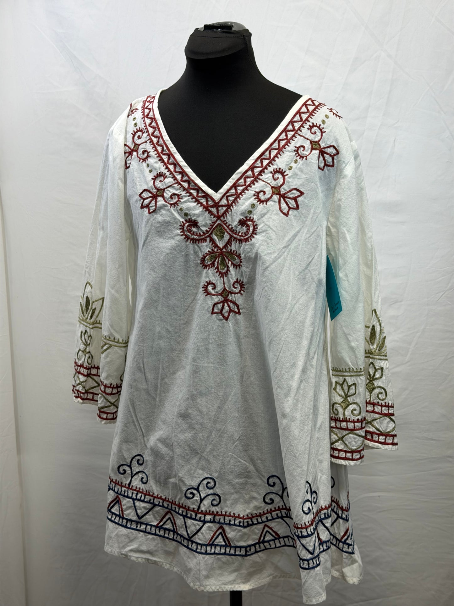 CF110-40 ROJA WHITE TUNIC S