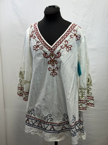CF110-40 ROJA WHITE TUNIC S