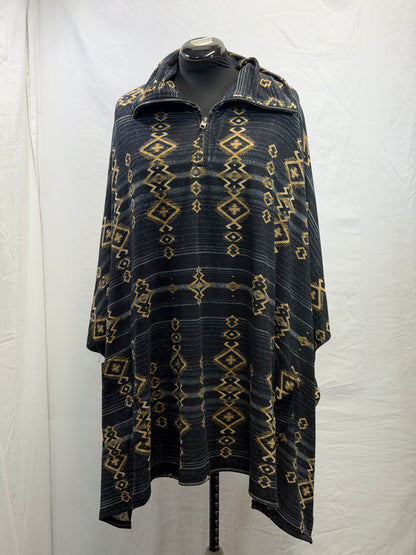 CF105-131 RUIDOSO PEAKS PONCHO 1X