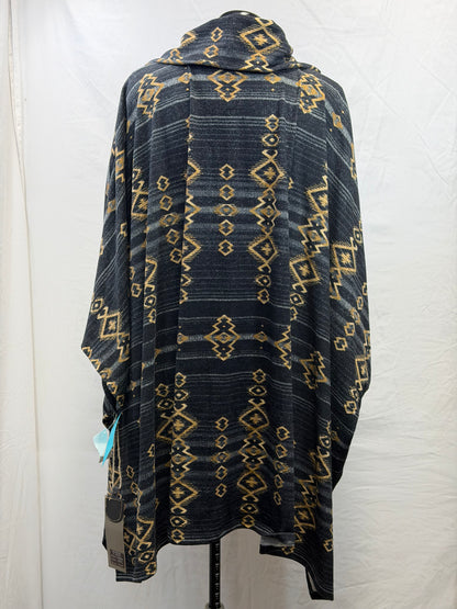 CF105-131 RUIDOSO PEAKS PONCHO 1X