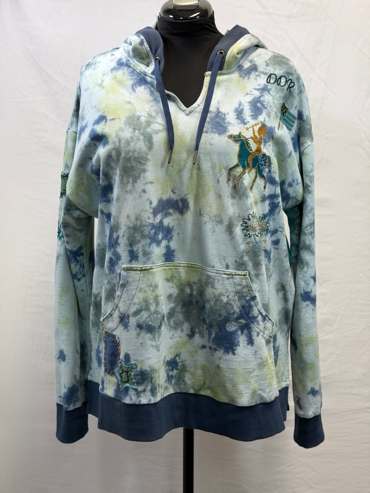 CF112-12 TIE DYED HOODIE L