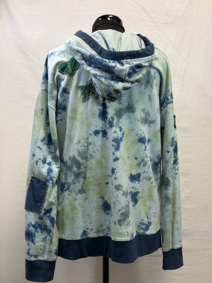 CF112-12 TIE DYED HOODIE L