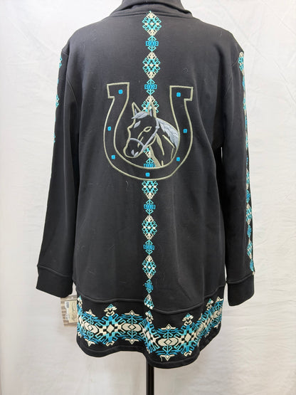 CF112-13 TASHA POLIZZA HORSE CARDI XL