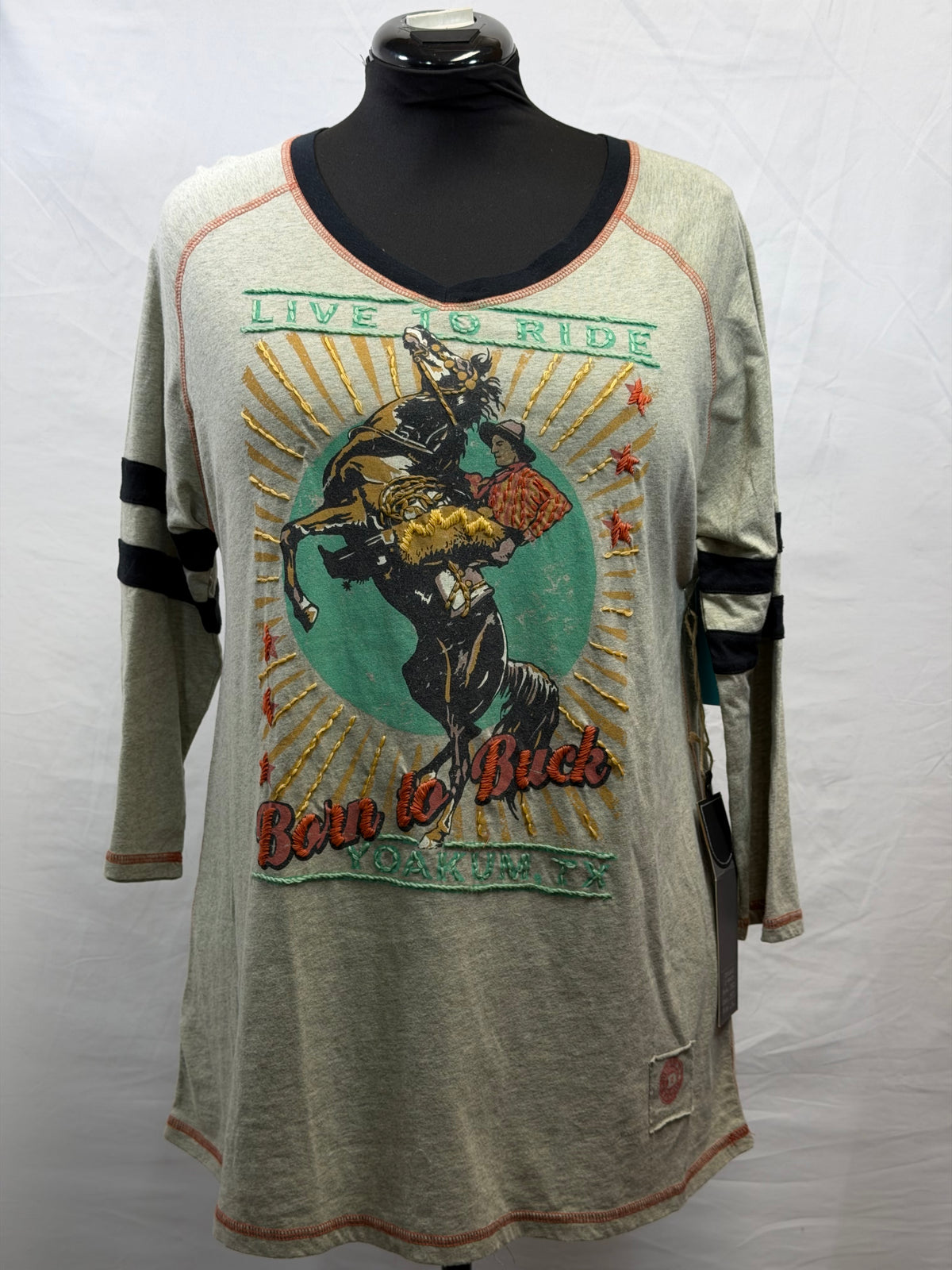 CF106-13 BORN TO BUCK TOP XL
