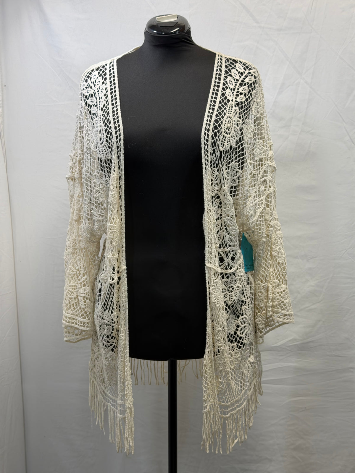 CF111-20 CROCHET CARDIGAN L/XL