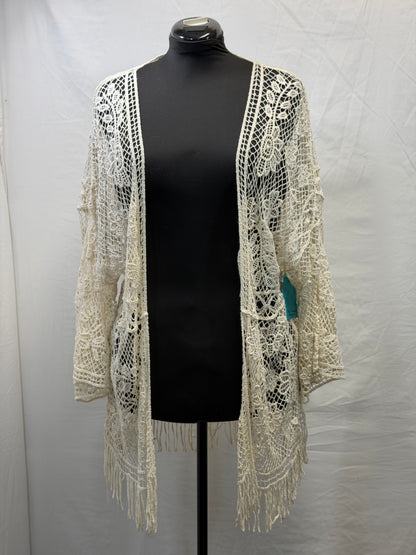CF111-20 CROCHET CARDIGAN L/XL