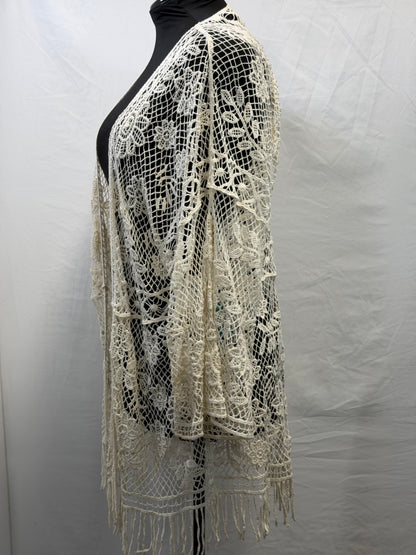 CF111-20 CROCHET CARDIGAN L/XL