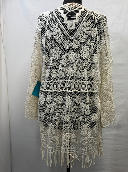 CF111-20 CROCHET CARDIGAN L/XL