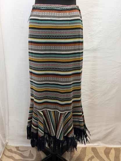 CF111-19 STRIPED SKIRT L
