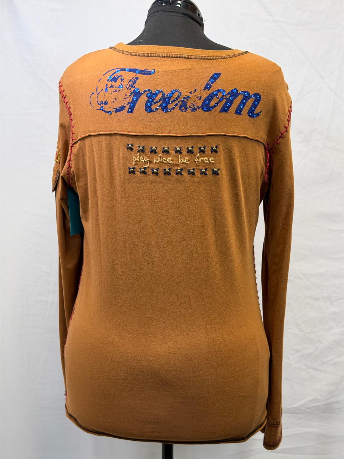 CF111-16 MUSTARD FLAG TOP L